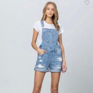 Denim Shortalls